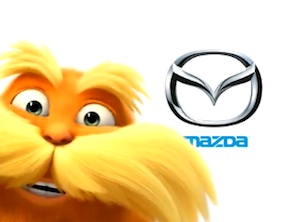 The Lorax Teams up with mazda